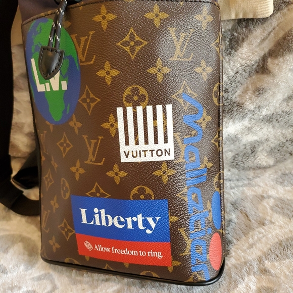 Louis Vuitton Chalk Sling Bag Backpack Monogram By Virgil Abloh Limited Edition - Picture 11 of 13